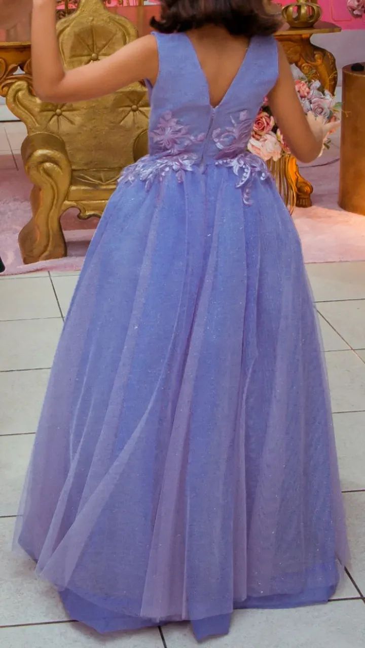 VESTIDO PRICESA INFANTIL 