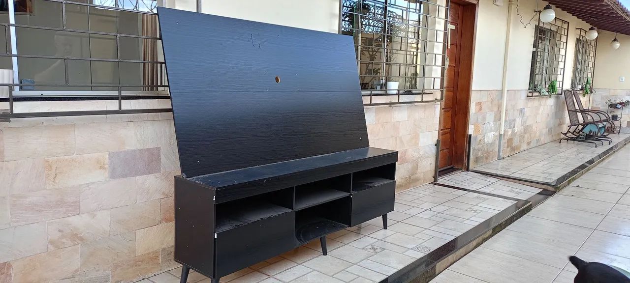 Rack com painel para tv 