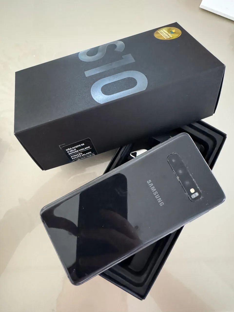 Samsung Galaxy S10 128gb - display queimado  - Foto 3