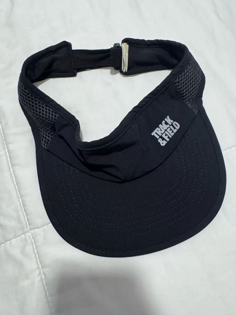 Viseira track and field preta 
