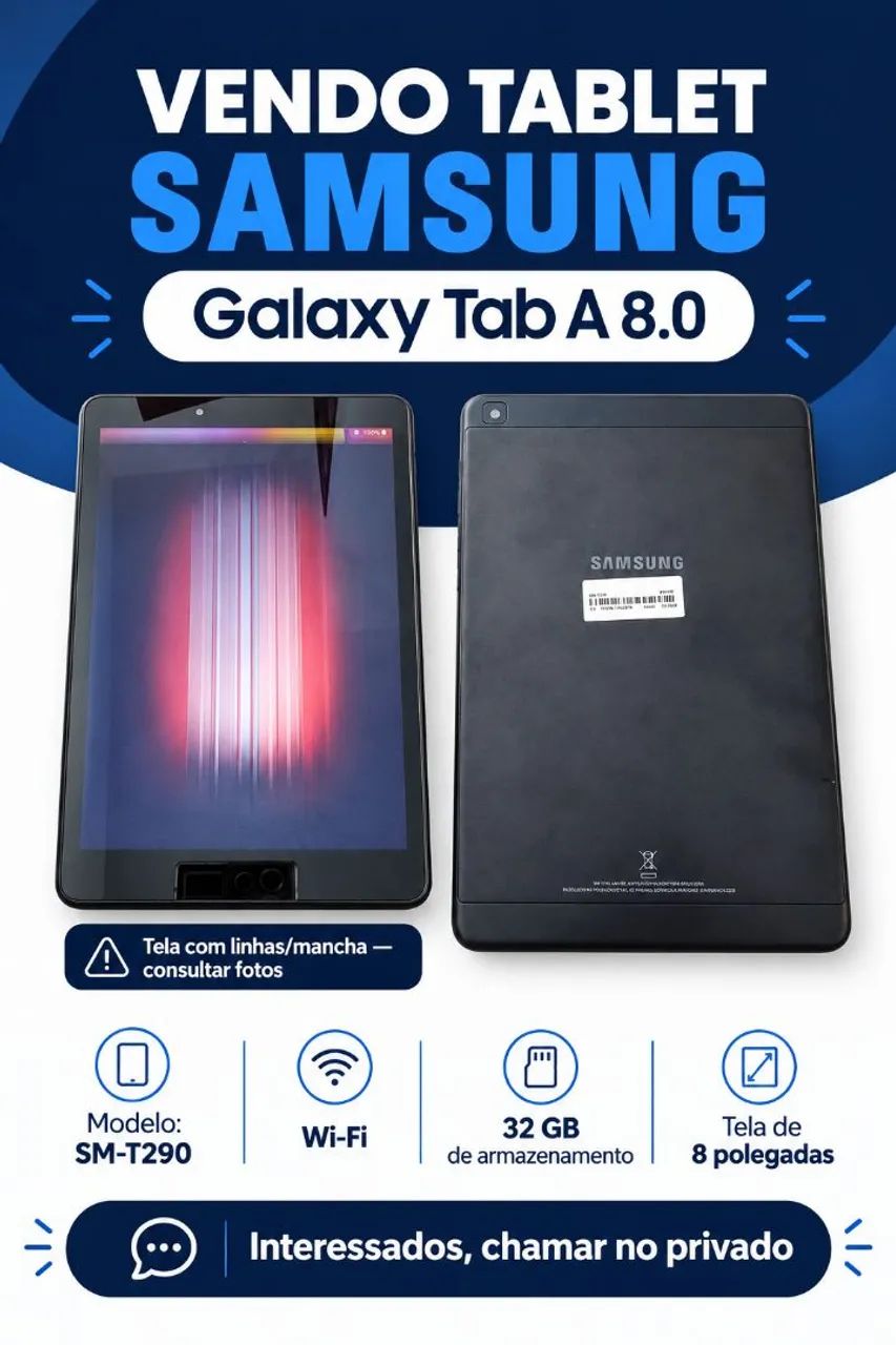 Vende-se Tablet Tab A 