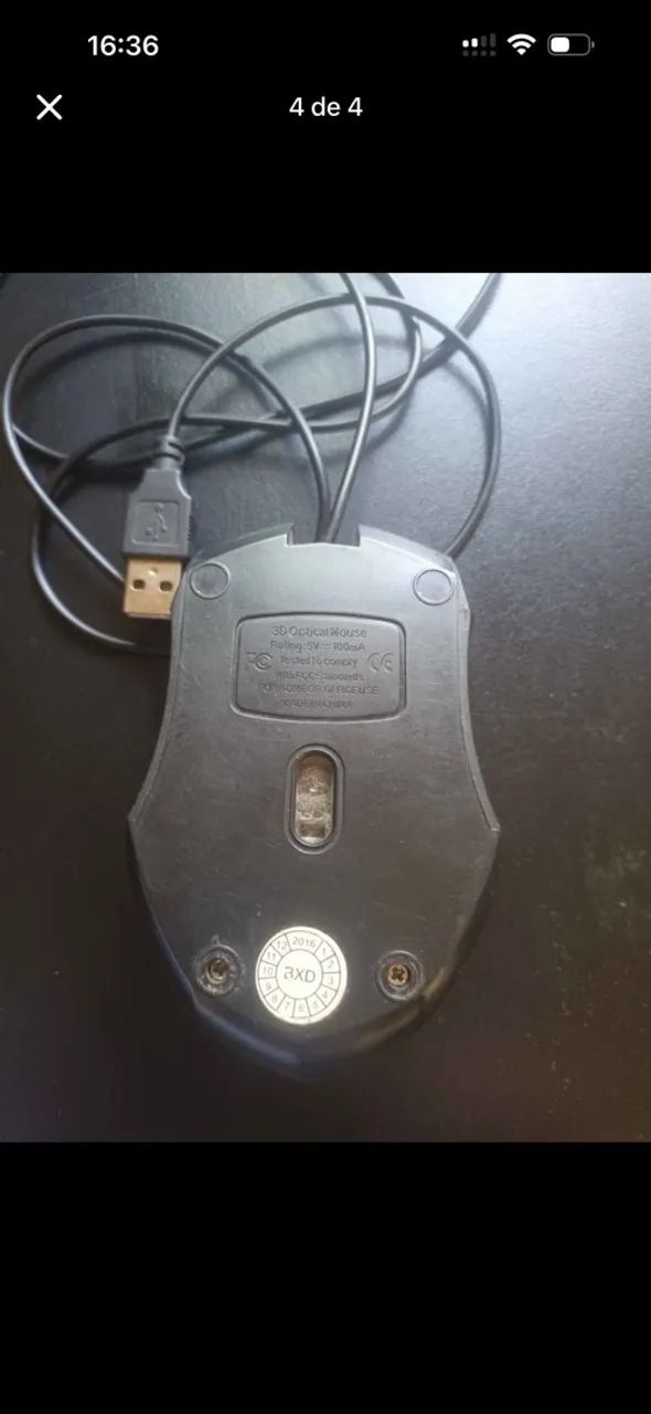 Mouse com fio USB - Foto 2
