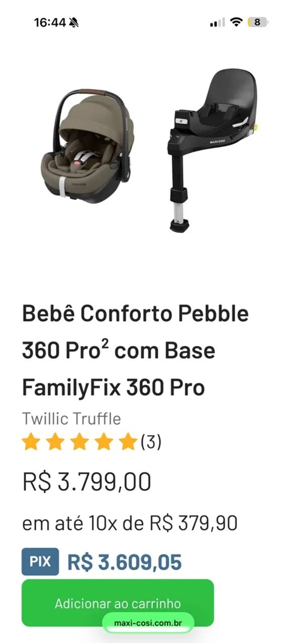 Bebe conforto que gira 360. - Foto 3