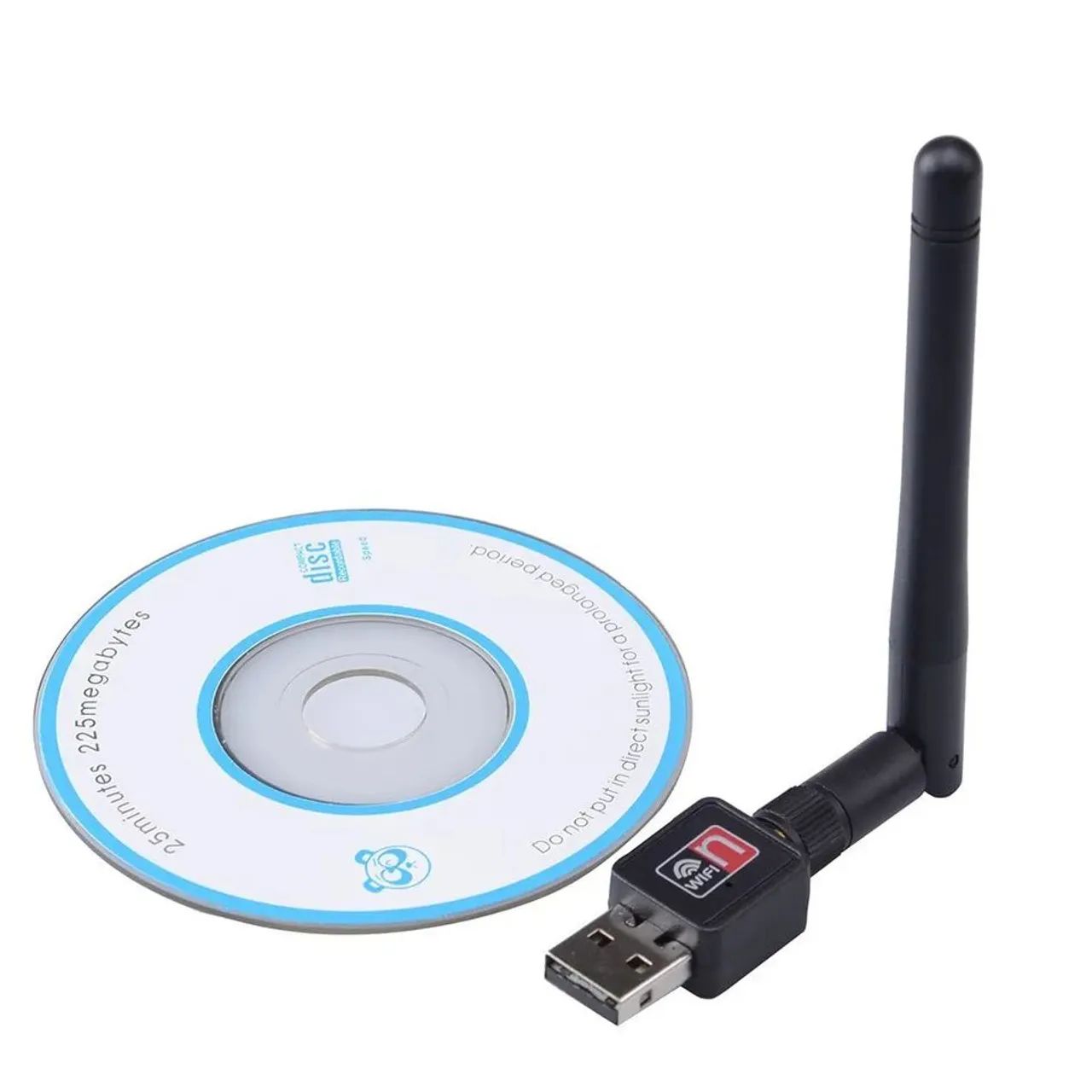 Adaptador Wi-Fi USB 802.11n Com Antena Para PC e Notebook - Foto 3