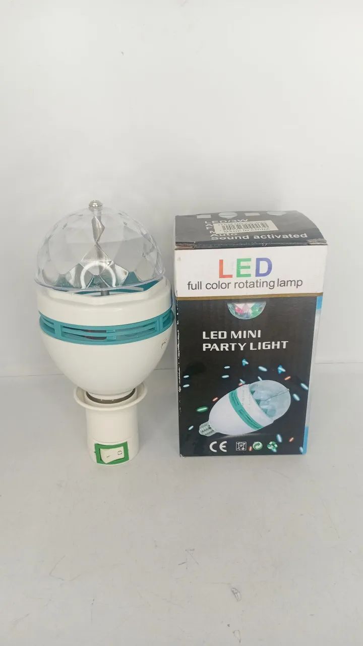 Lâmpada Led Globo Giratória 