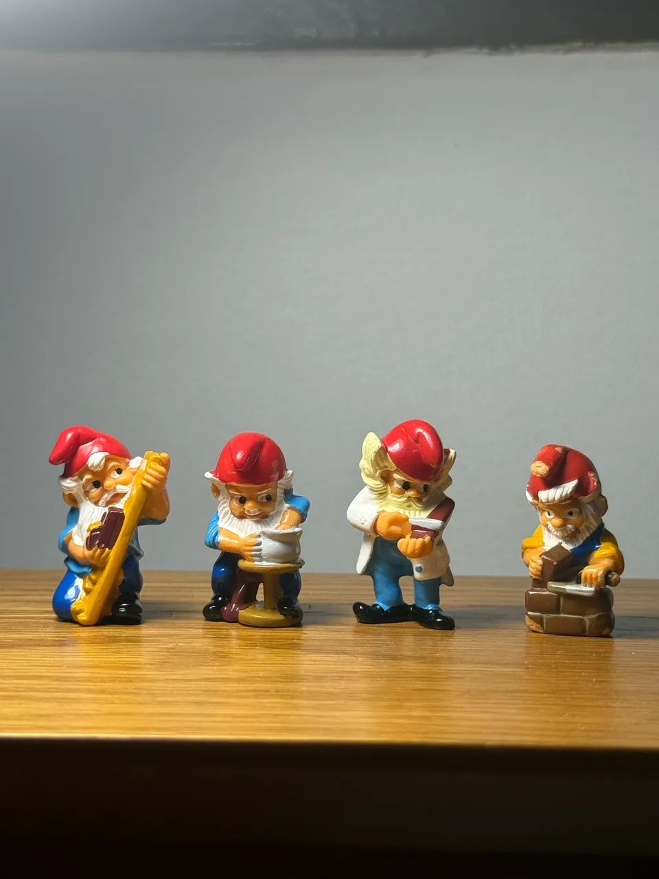 Coleção gnomos kinder ovo anos 90