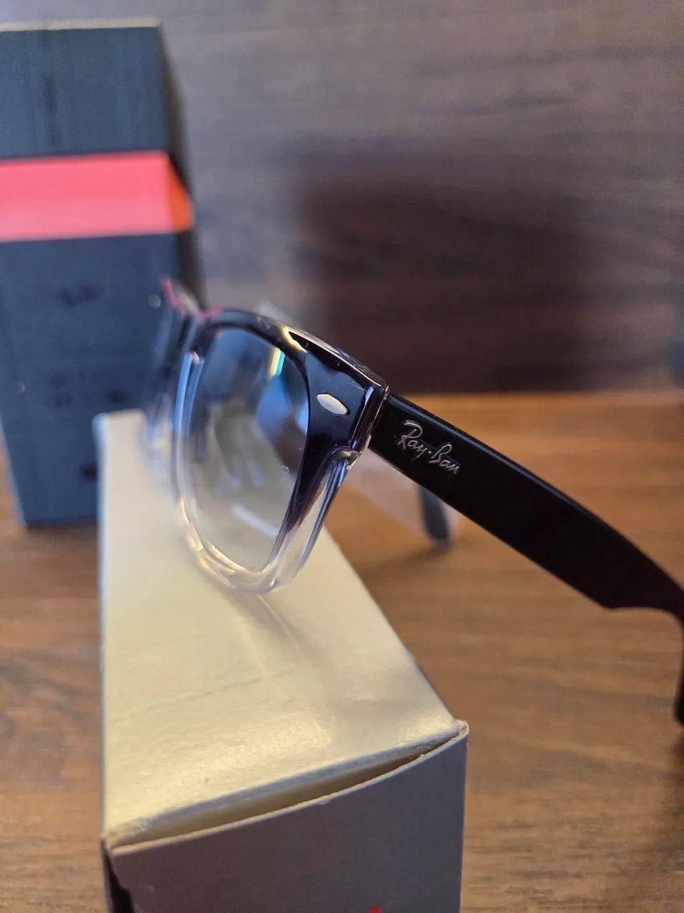 Óculos de Sol Rayban Wayfarer Custom Lab original - Foto 2