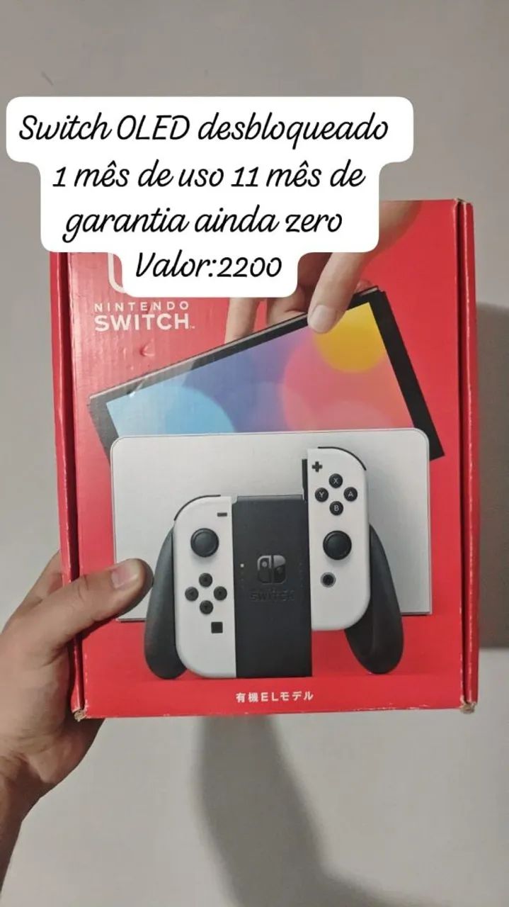 Nintendo Switch OLED desbloqueado 