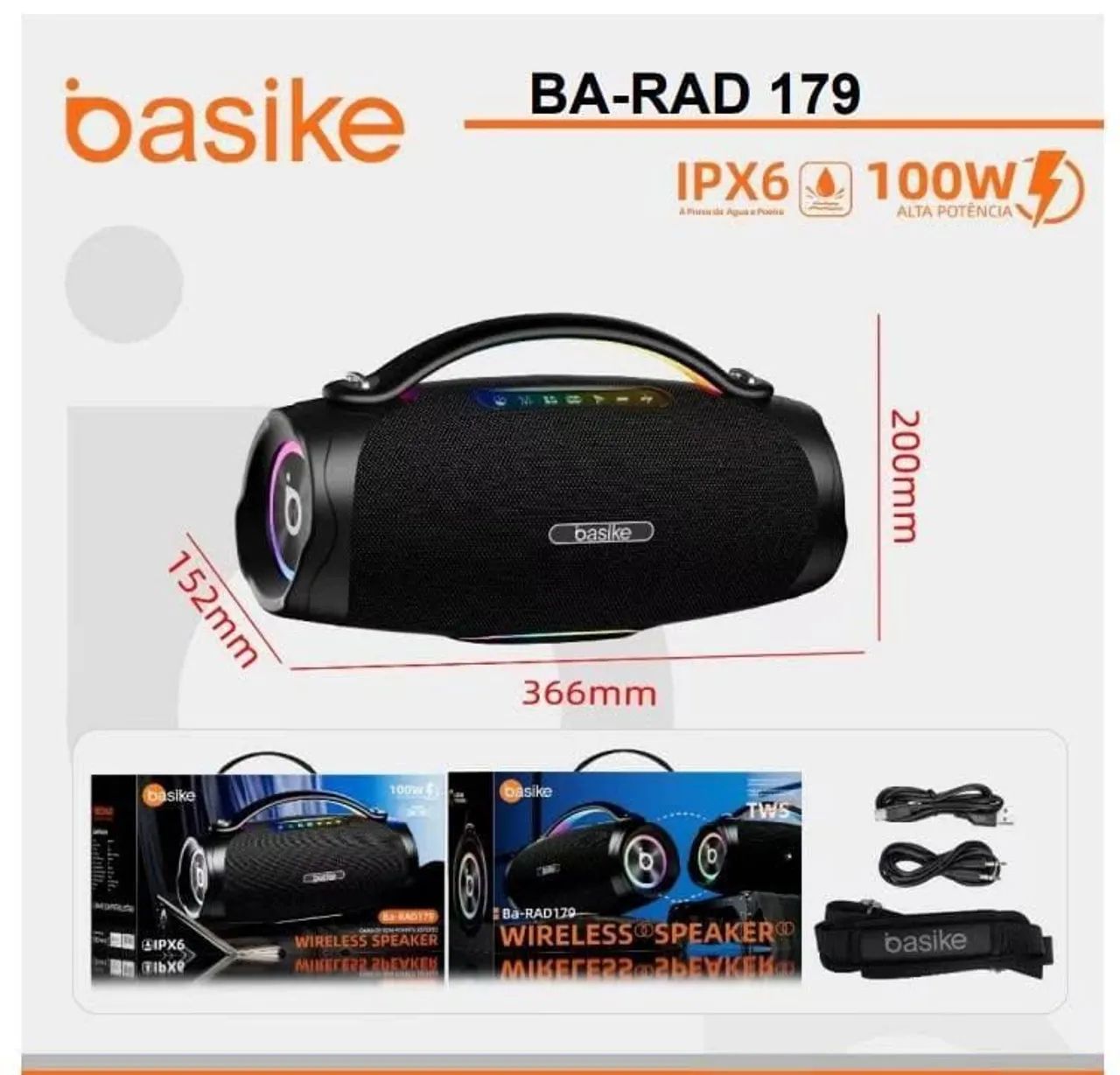 Caixa de som Bluetooth  - Foto 5