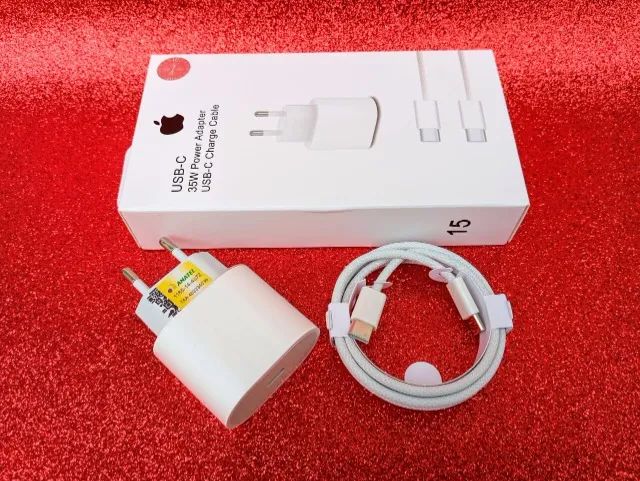 Carregador IPhone 15 Pro Max/15/15 Pro/15 Plus/16 Completo USB C Tipo C 35w - Foto 3