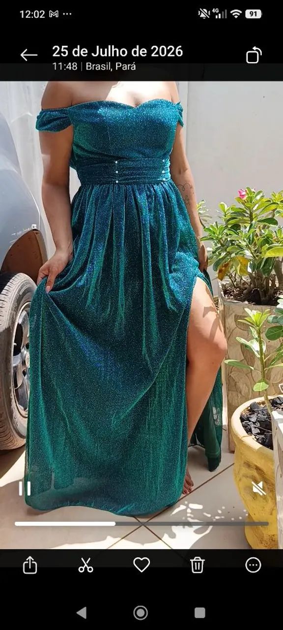 Vestido verde formatura  - Foto 2