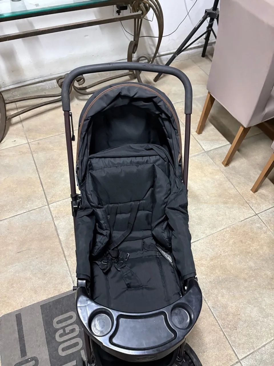 Carrinho com bebê conforto para bebê  - Foto 2