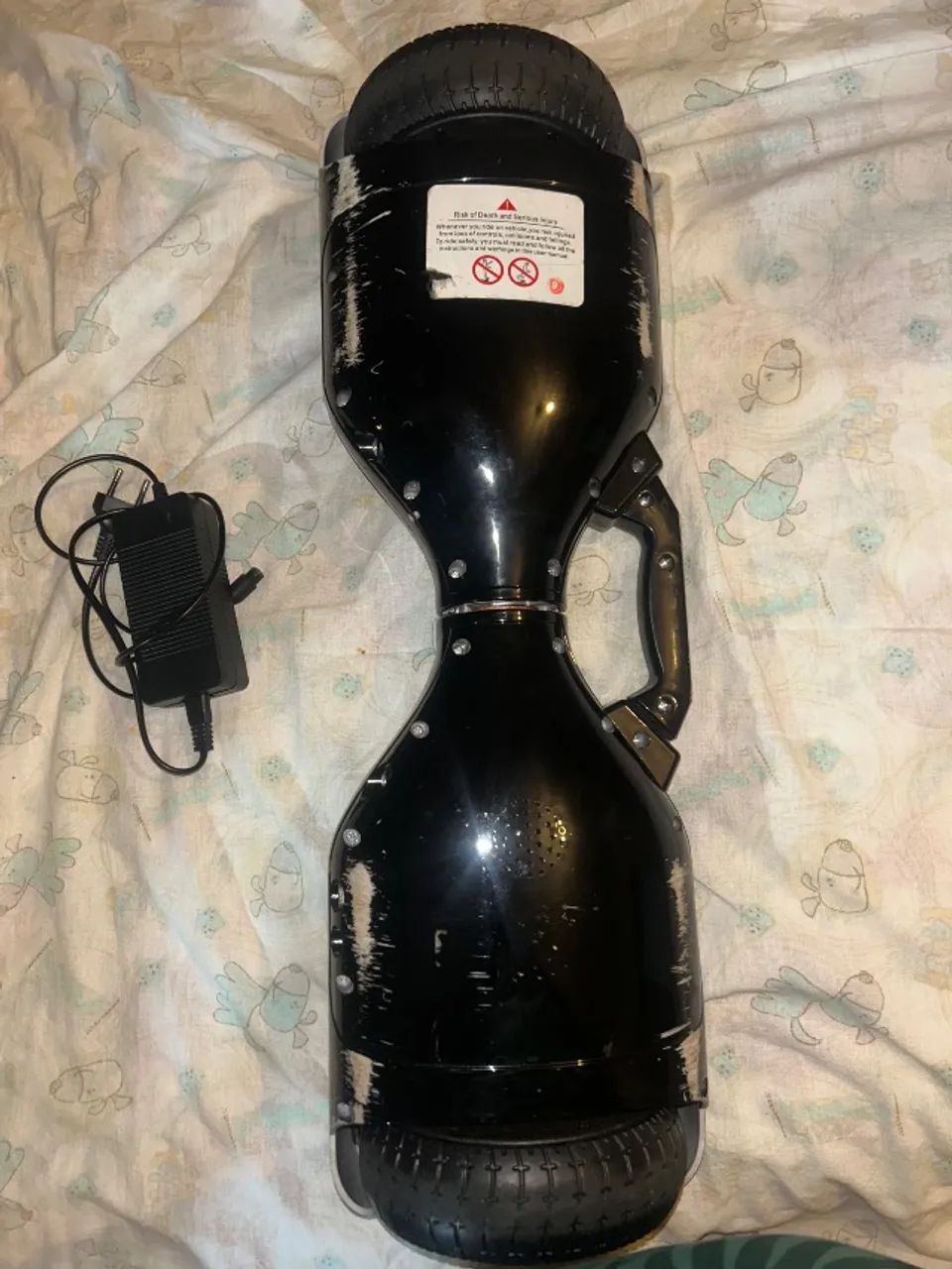 Hoverboard preto com alça  - Foto 4