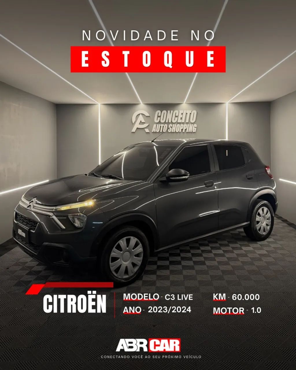 Citroën C3 LIVE 1.0 FLEX 6V 5P MEC. 2024