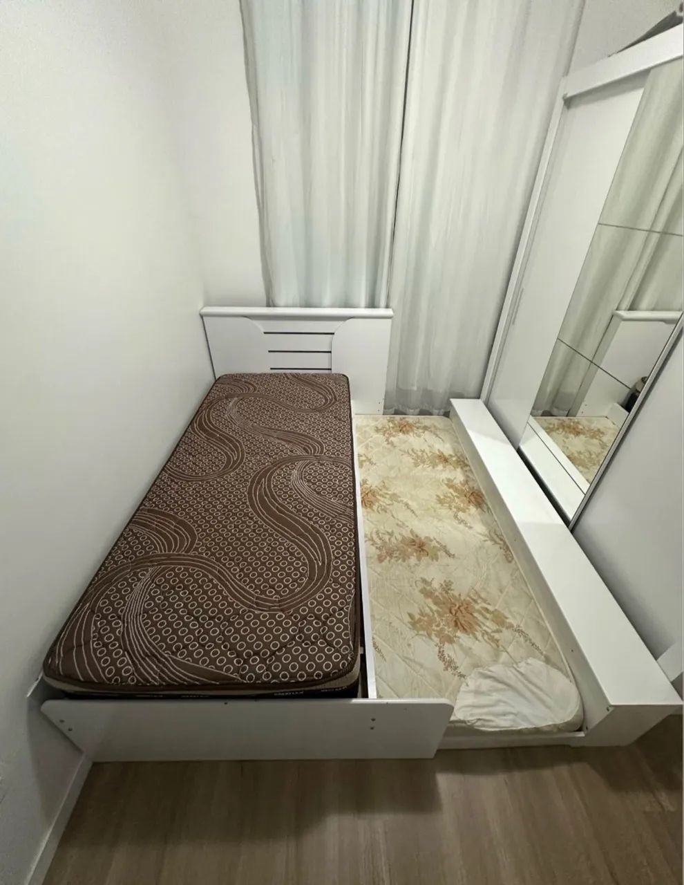 Bicama solteiro com 2 colchões  - Foto 4