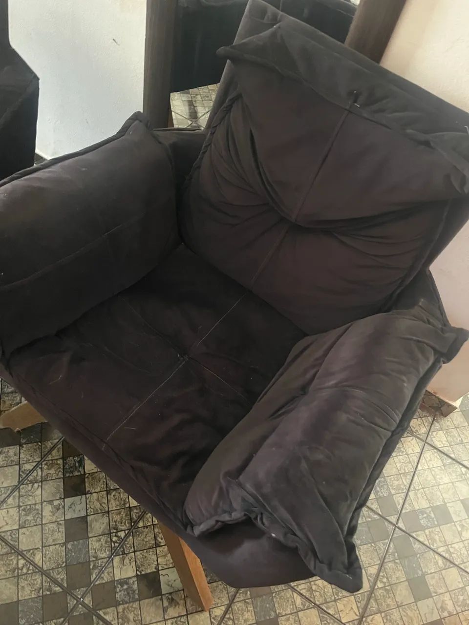 Poltronas de madeira 