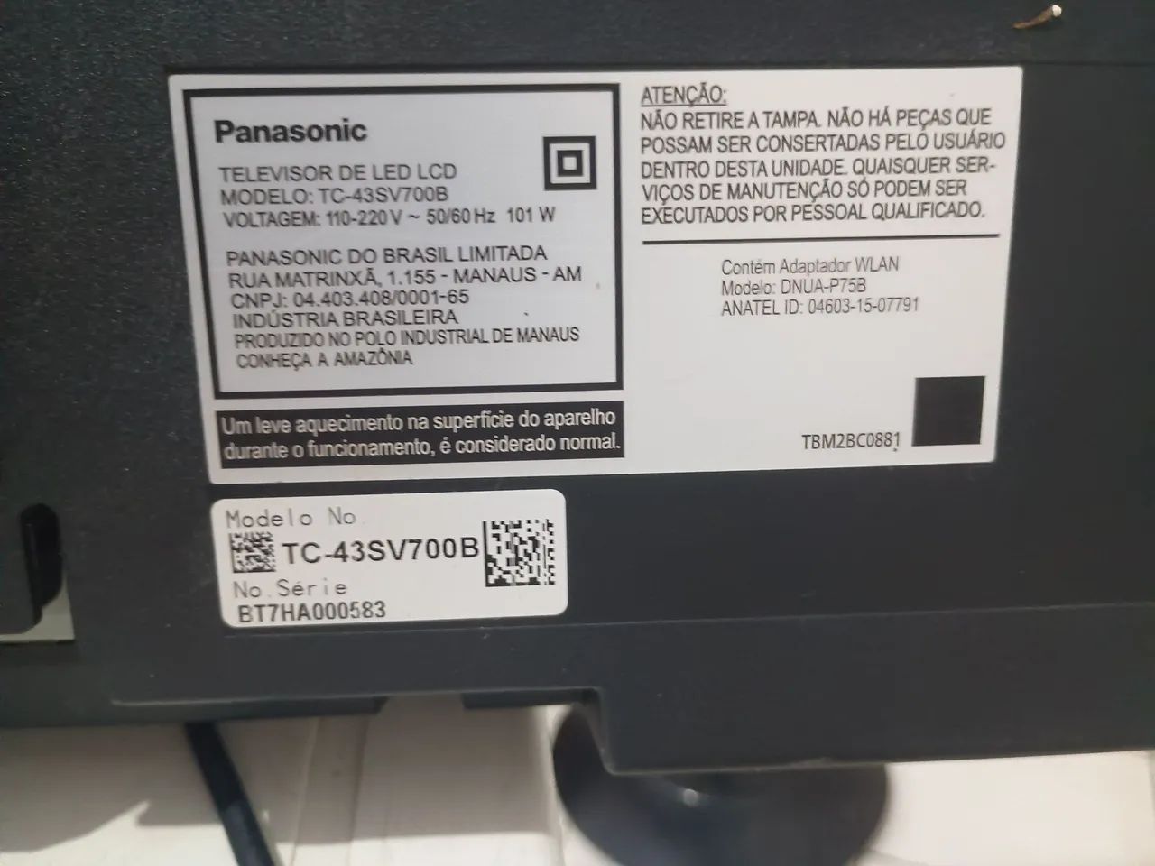 Televisão Panasonic 43