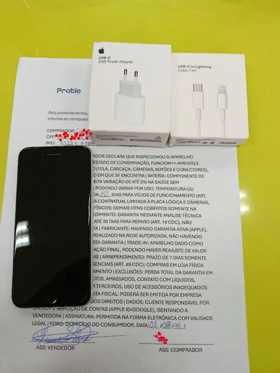 iPhone SE 2ª GERAÇÃO com garantia 60 dias - Foto 3