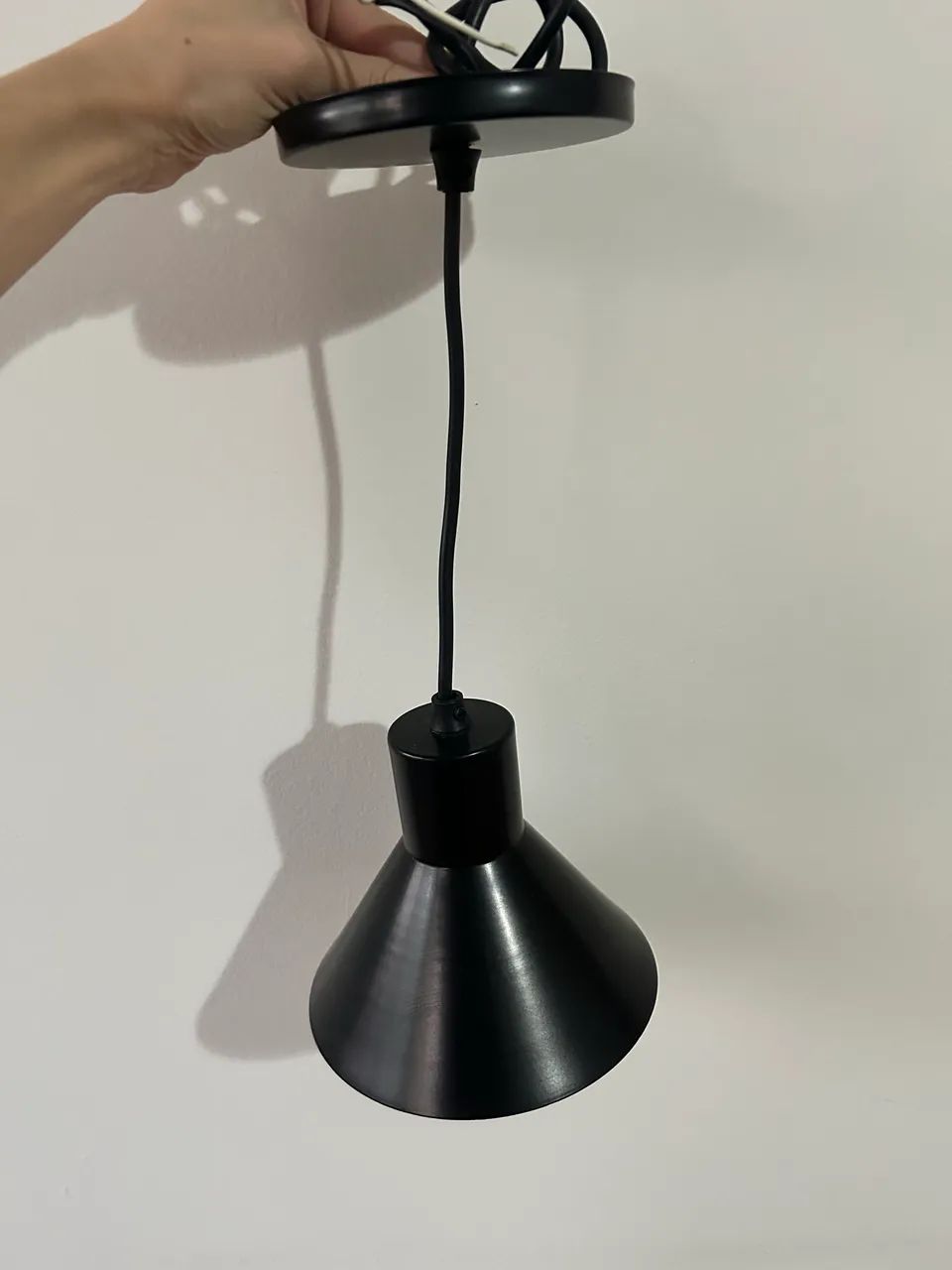 Luminária Pendente Preta - Foto 4