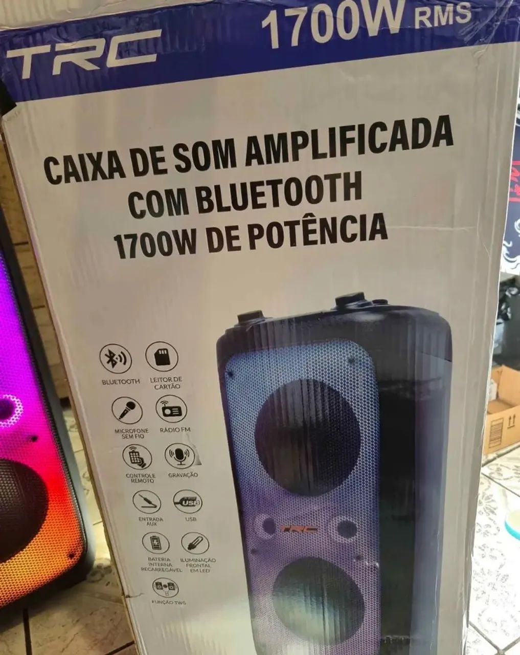 CAIXA DE SOM TRC 1700w potência  - Foto 2