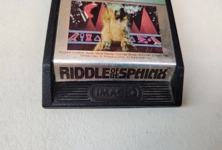 Riddle Of The Sphinx - Cartucho Original Para Atari 2600 - Foto 3
