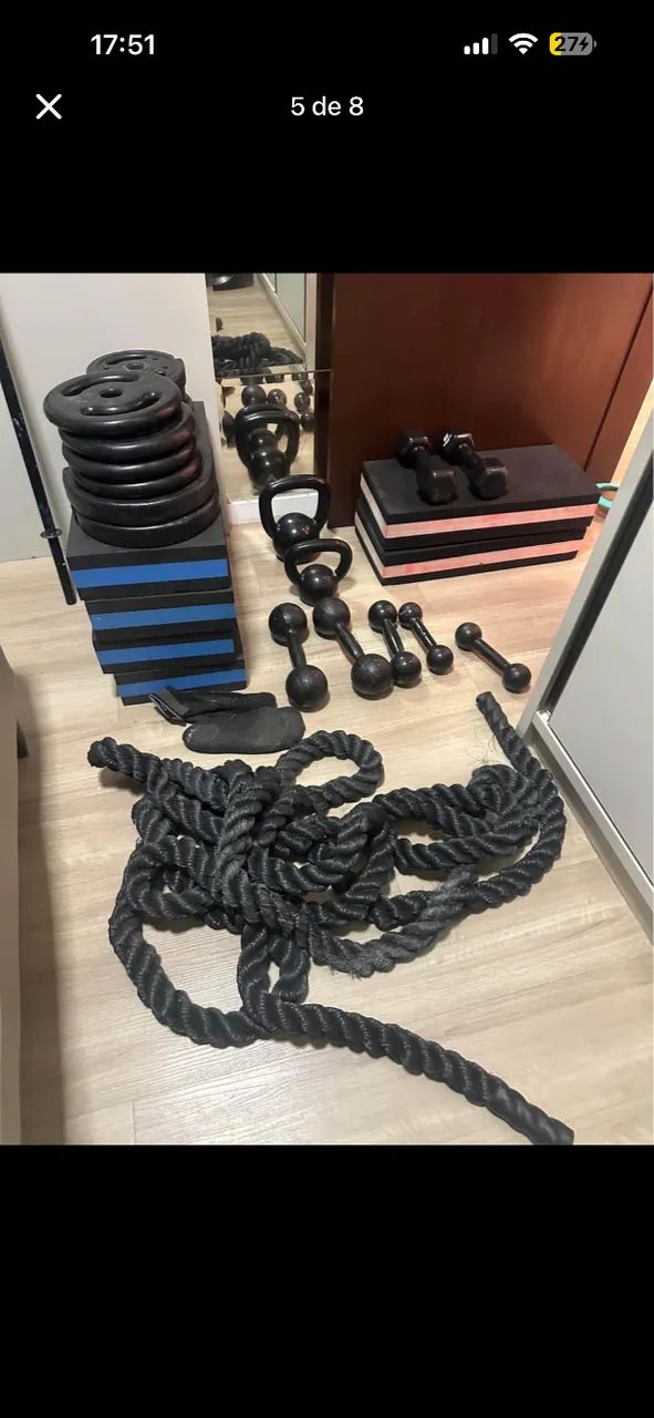 Kit funcional / musculação  - Foto 2