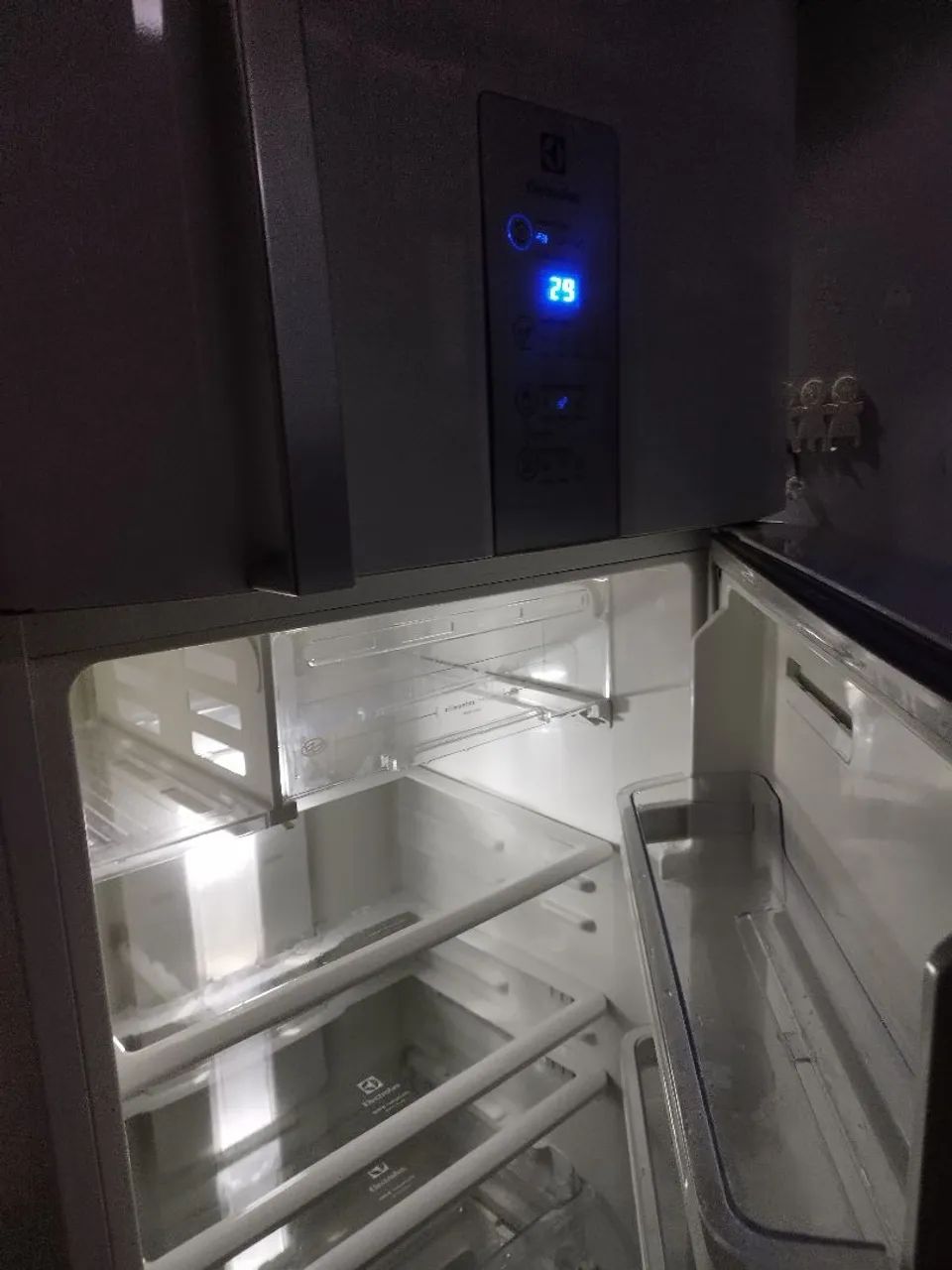 Geladeira Electrolux Frost Free duplex completa painel digital Blue touch Modelo Novo !