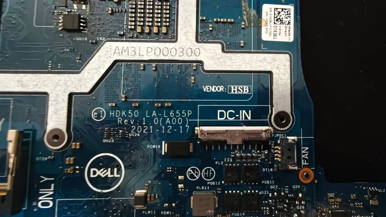 Placa mãe Dell g15 com defeito para retirada de peças  - Foto 3