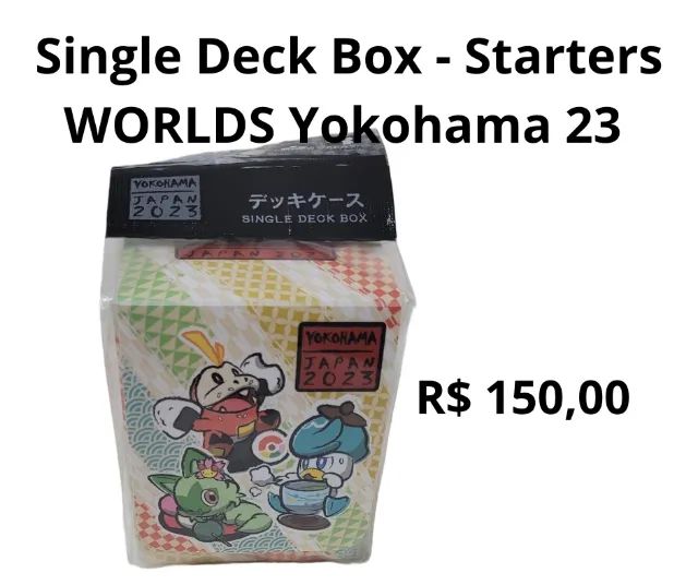 Pokémon - Single Deck Box EXCLUSIVA dos torneios mundiais - Original e lacrada