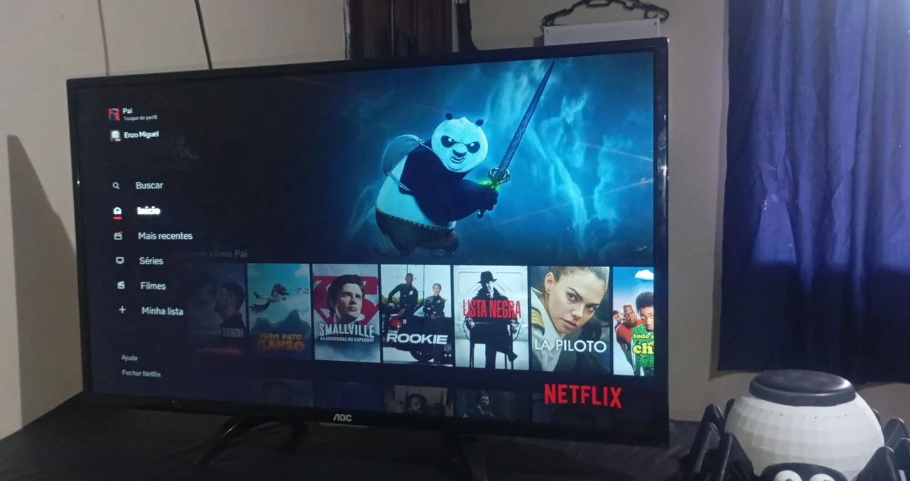Tv smart 32 polegadas funcionando normalmente  - Foto 4