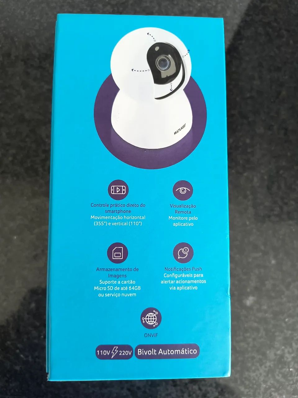 Câmera Robô Full HD Wi-Fi Multilaser. - Foto 3