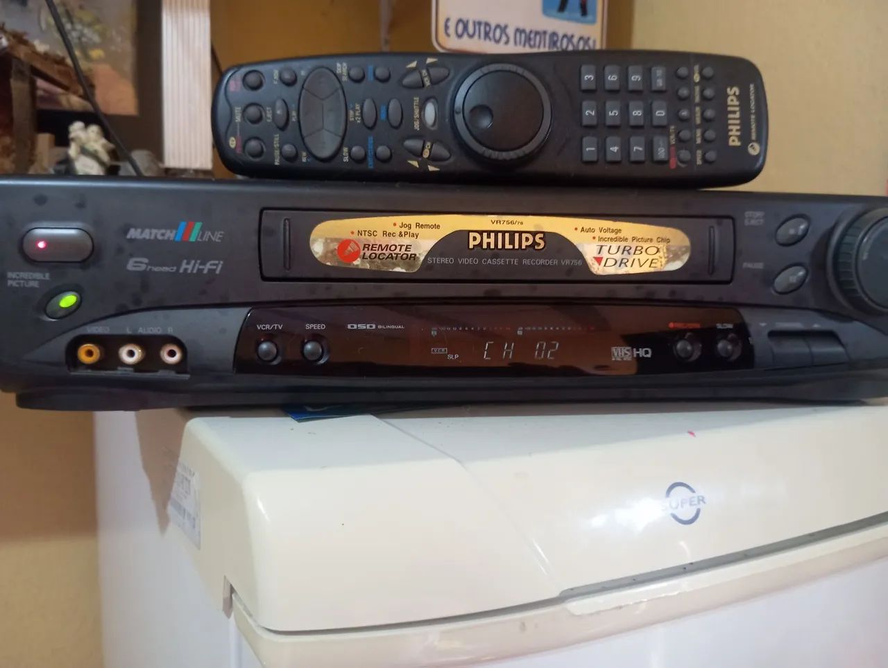 Vídeo cacete 6 cabeças Philco  - Foto 2