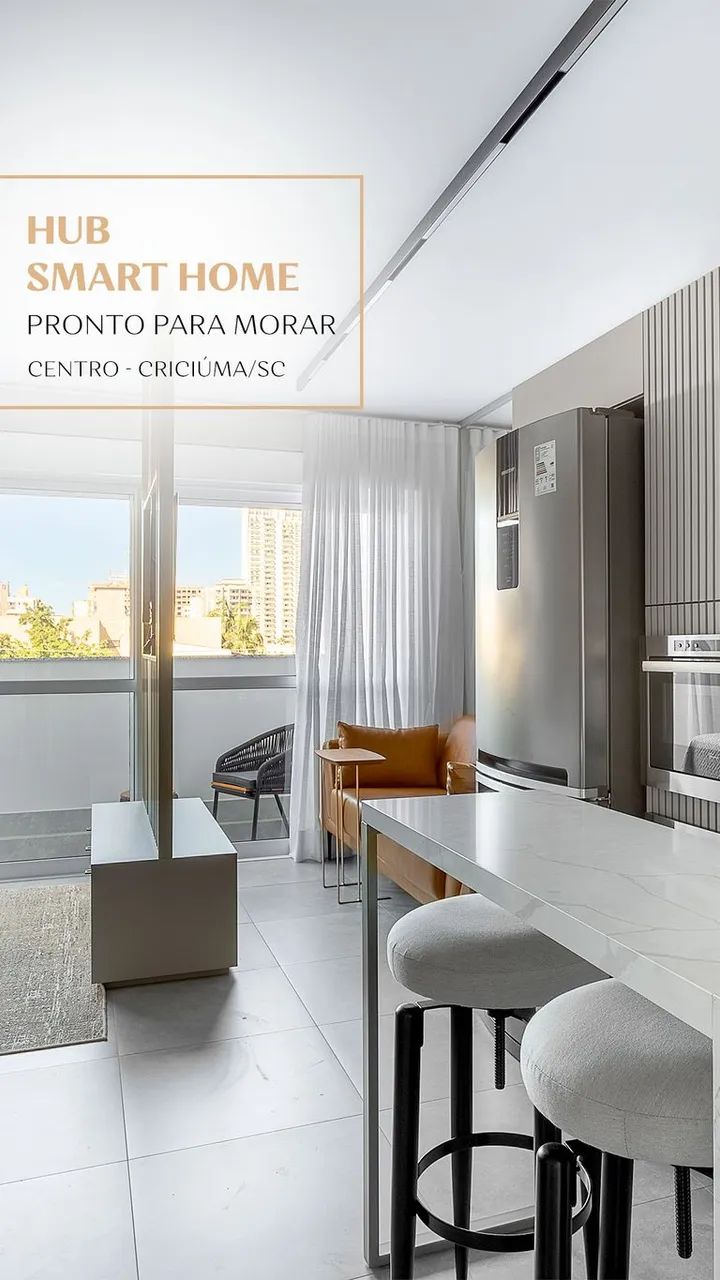 Apartamento Studio a venda com 35 metros quadrados Centro - Criciúma - SC - Foto 4