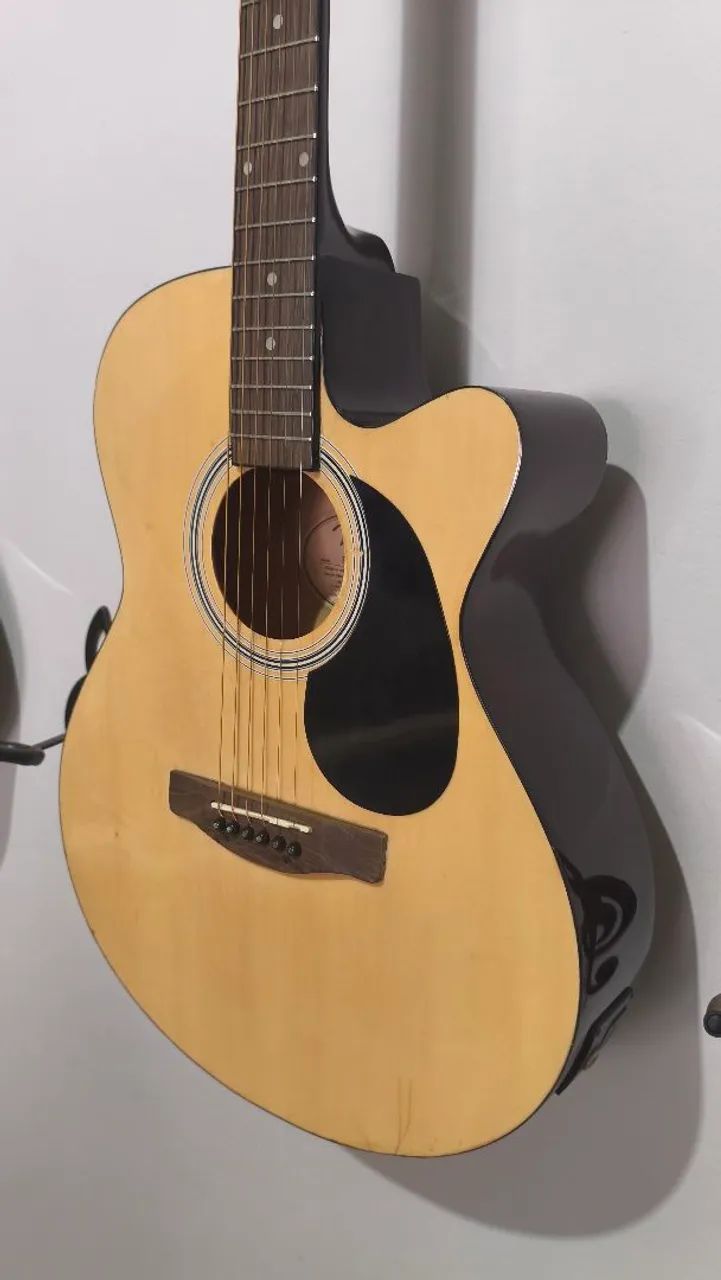 Troco Violão Fender FA135CE - Foto 2