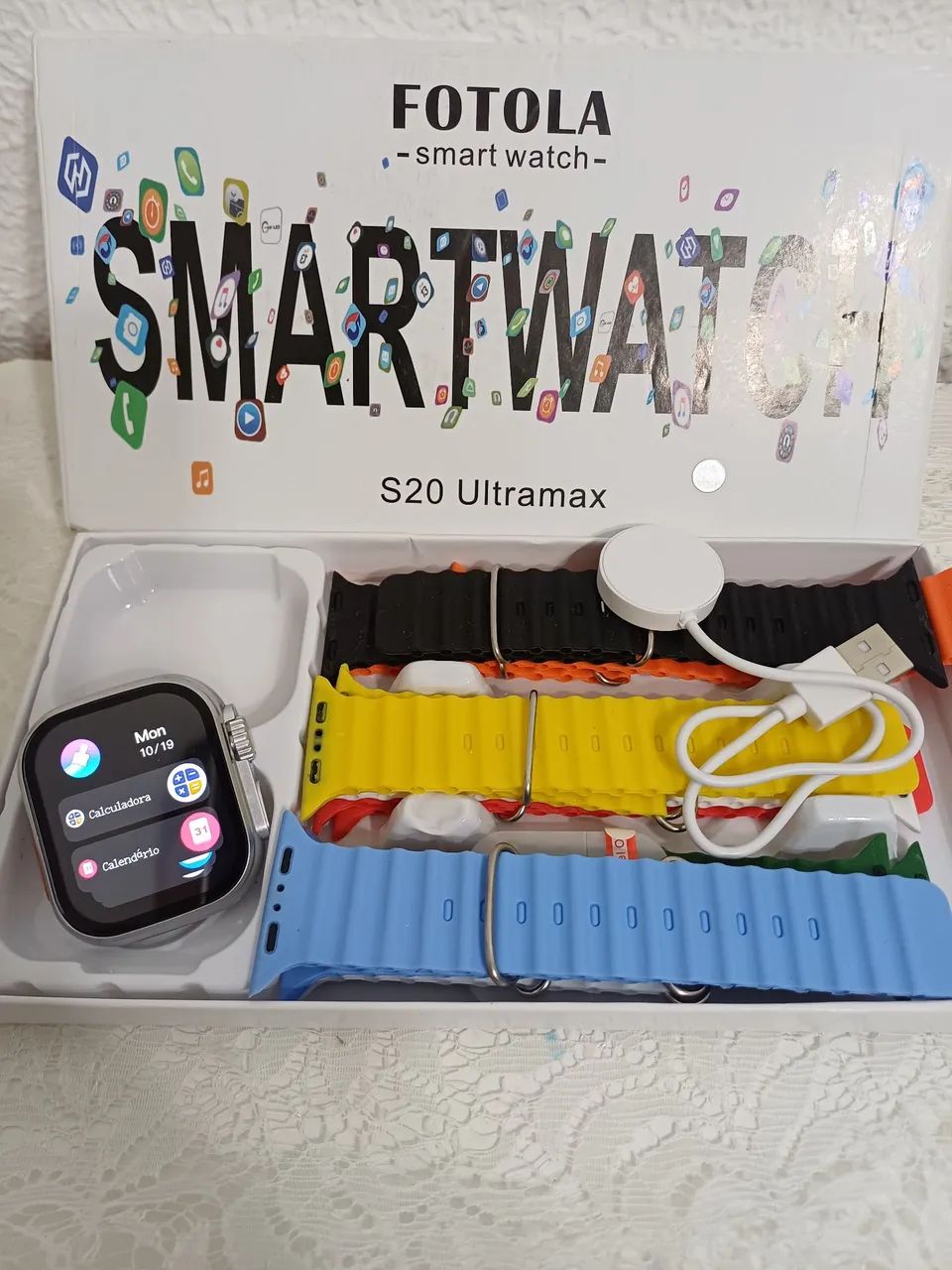 Smartwatch ultra com pulseira Extra  - Foto 2