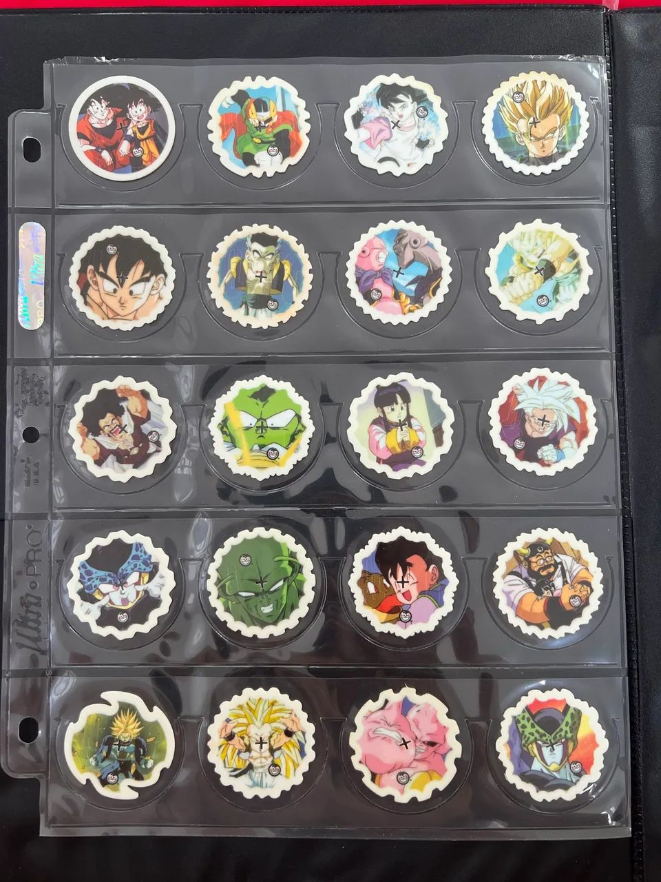 Coleção Dragon Ball Z Spiners Elma Chips 60 tazos  - Foto 2