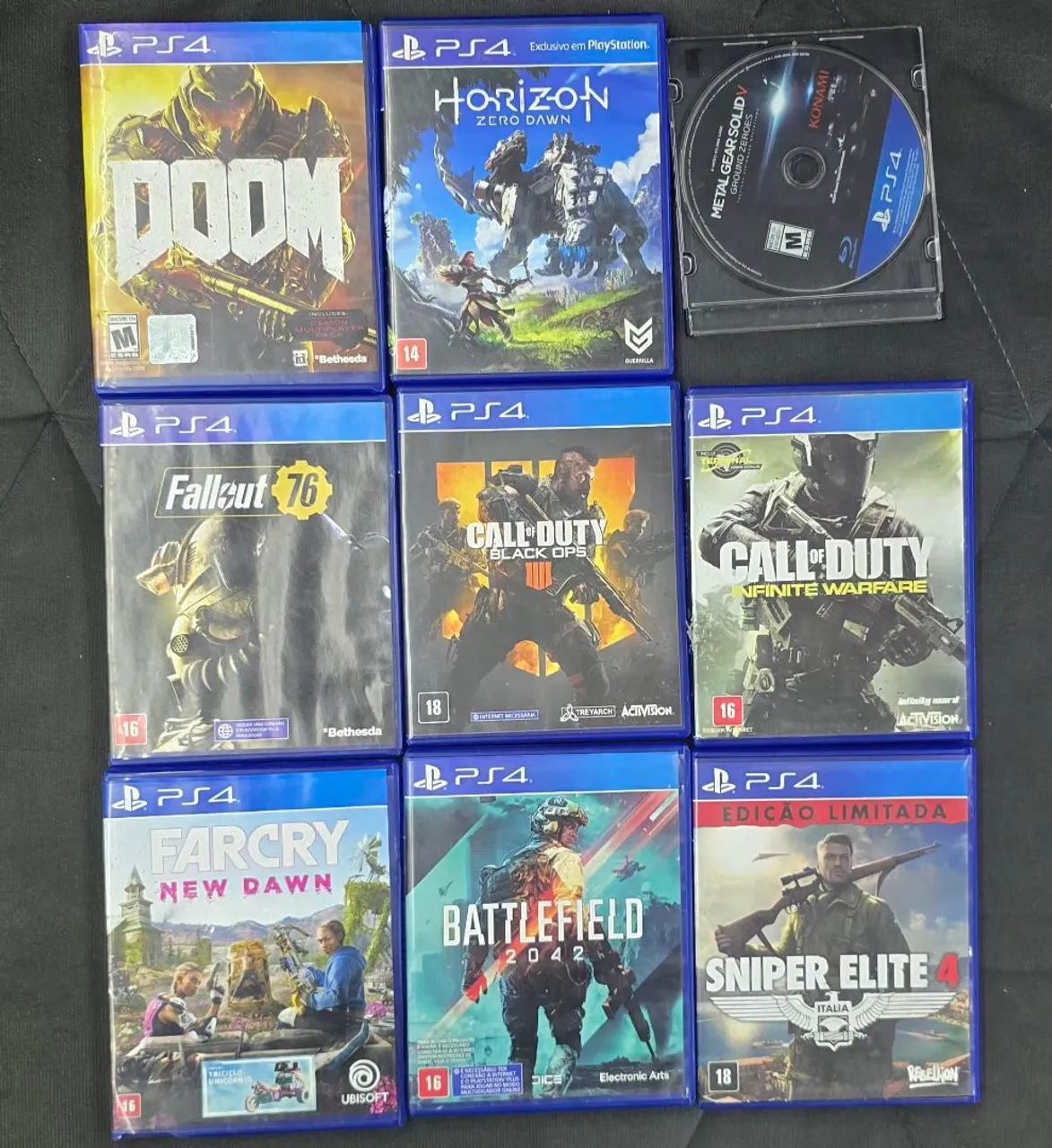 Pack jogos ps4