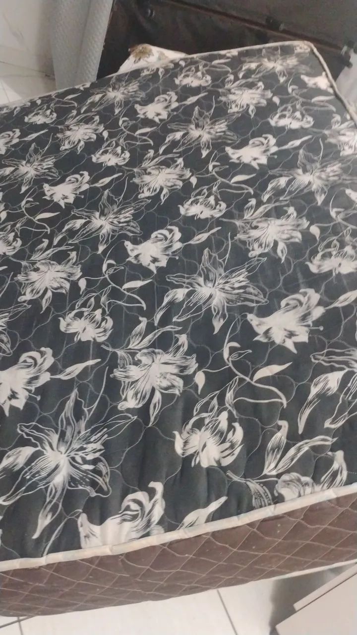 Cama Queen size box com colchão no precinho  - Foto 3