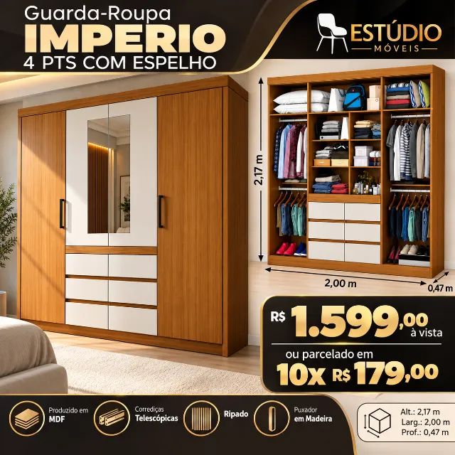 Guarda Roupa Casal