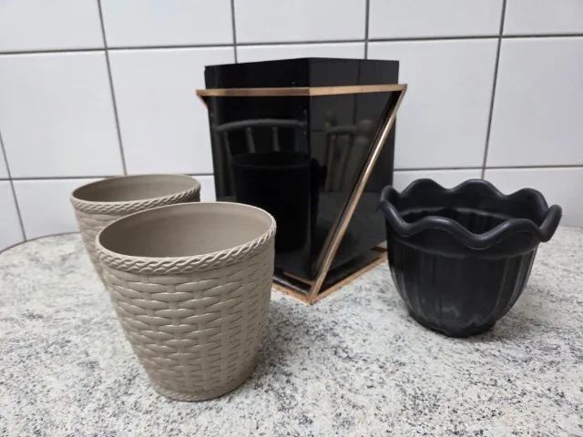 Conjunto de 4 vasos cachepôs - Foto 4