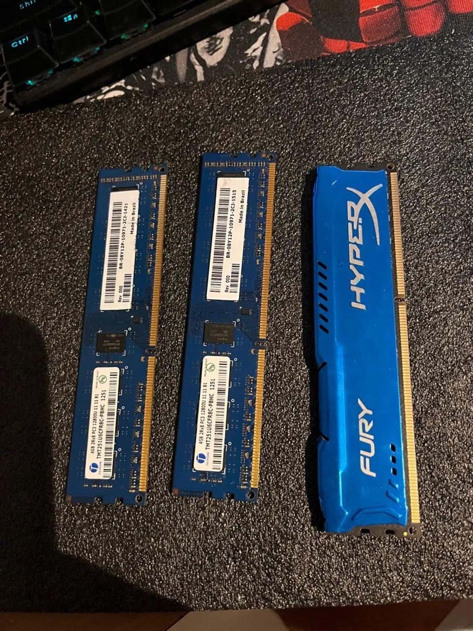Memória RAM 4GB, 8Gb