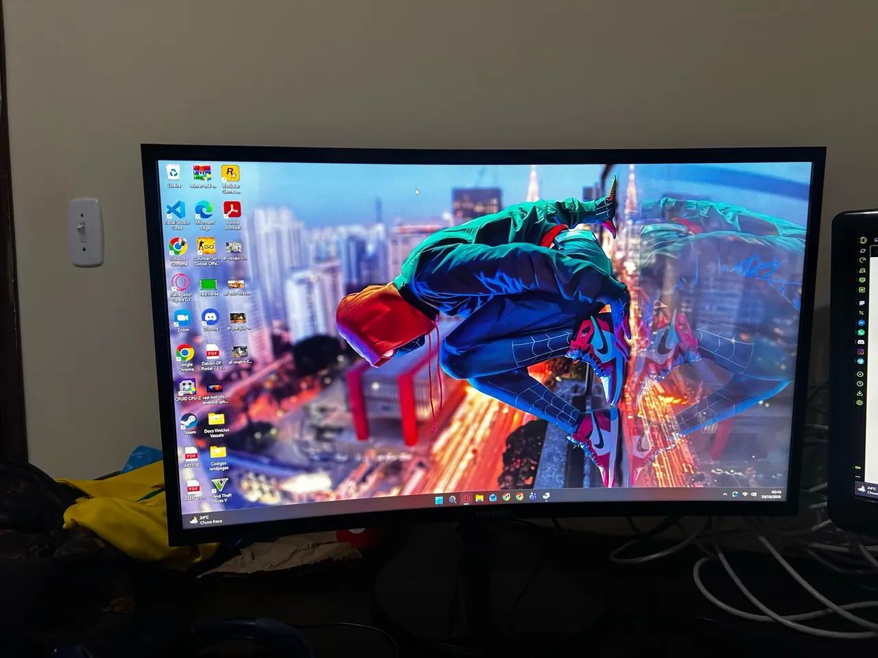 Monitor Samsung Curvado 27 polegadas