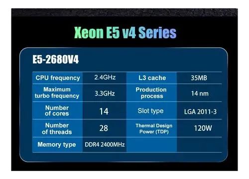 processador xeon e5 2680 v4 - Foto 3