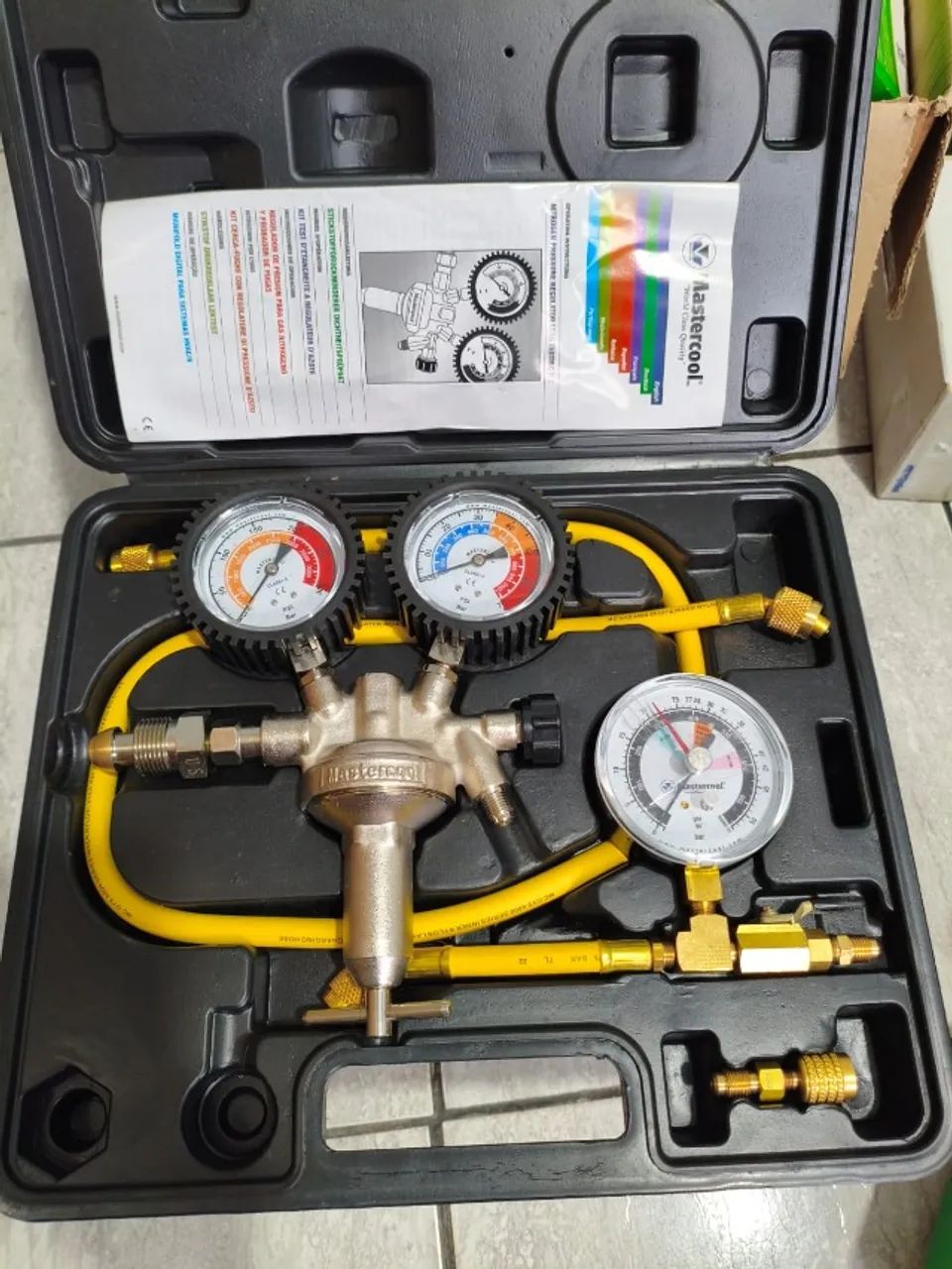 Kit Regulador De Nitrogênio Alta Pressão Mastercool 1000 Psi - Foto 2