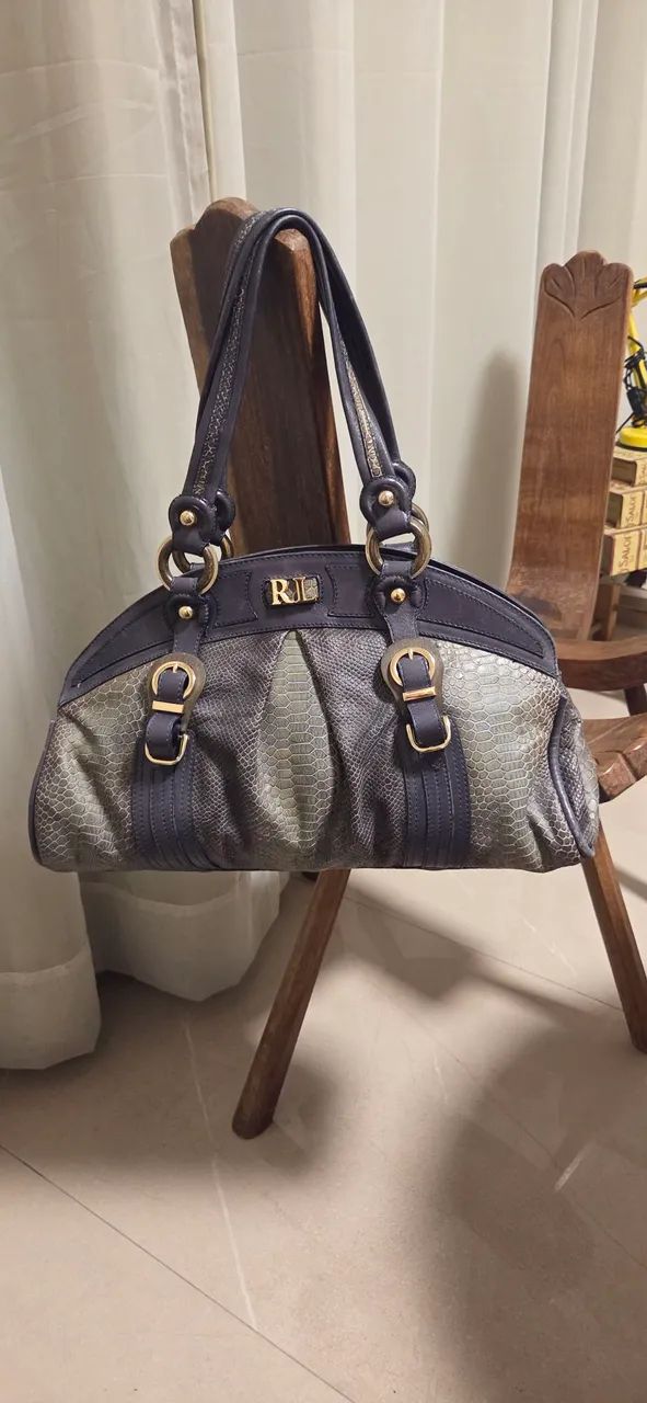 Bolsa couro original Ricardo Lima - Foto 2