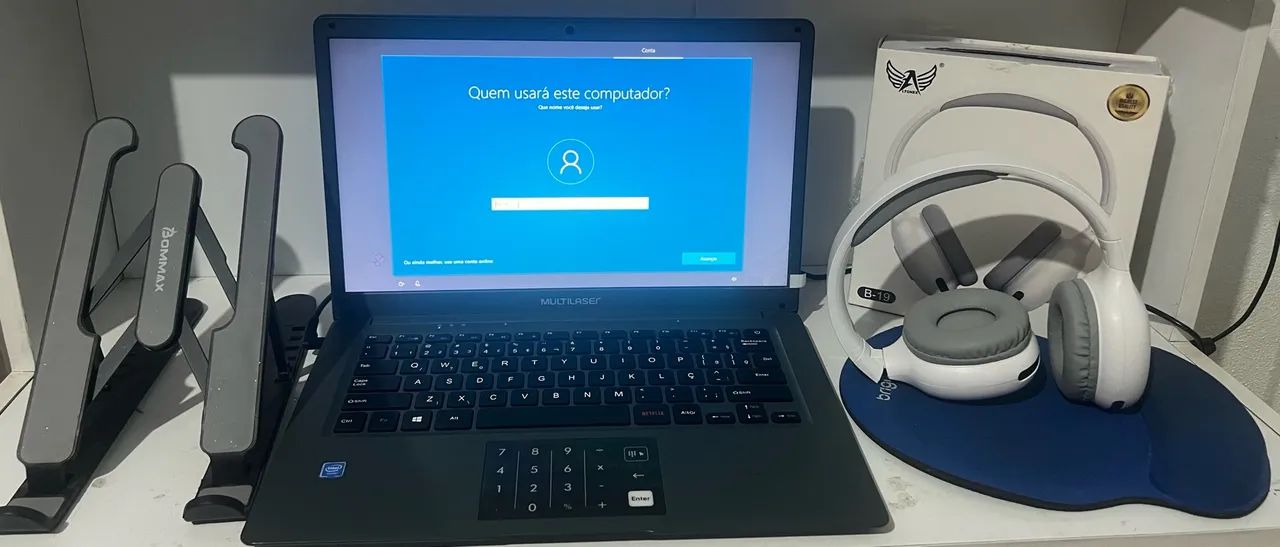 ? KIT COMPLETO À VENDA ? NOTEBOOK + ACESSÓRIOS!