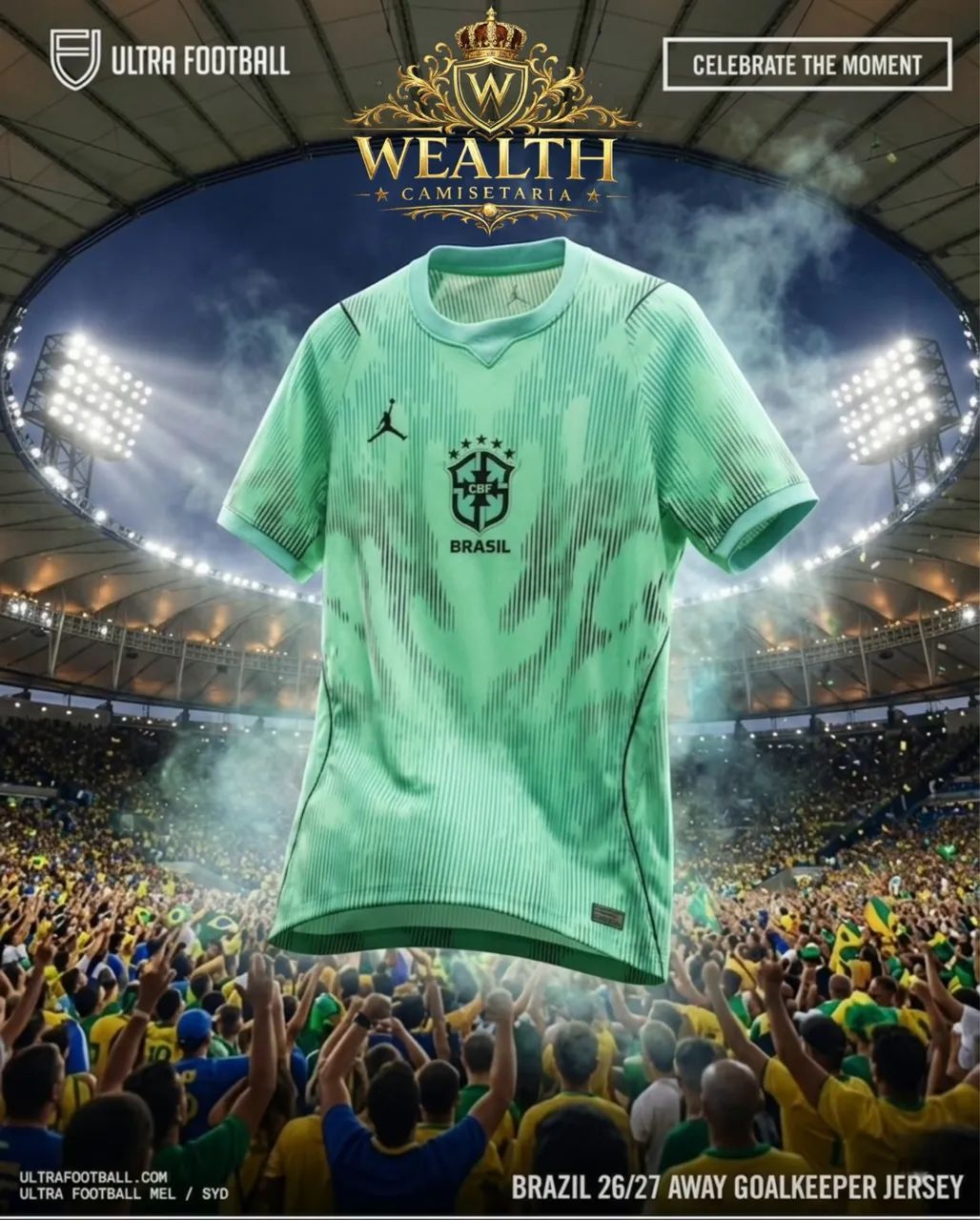 Camisa 02 De Goleiro Do Brasil 