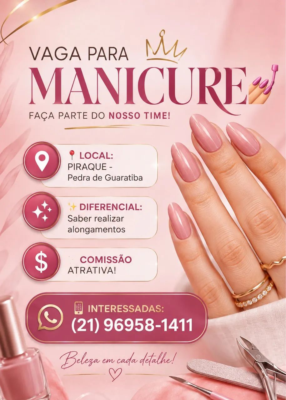Vaga de Manicure 