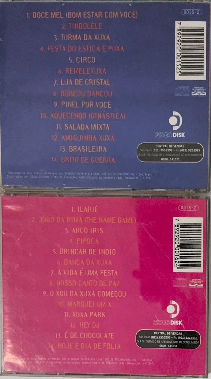 CD Xuxa Hits Volume 1 e 2 - Foto 3