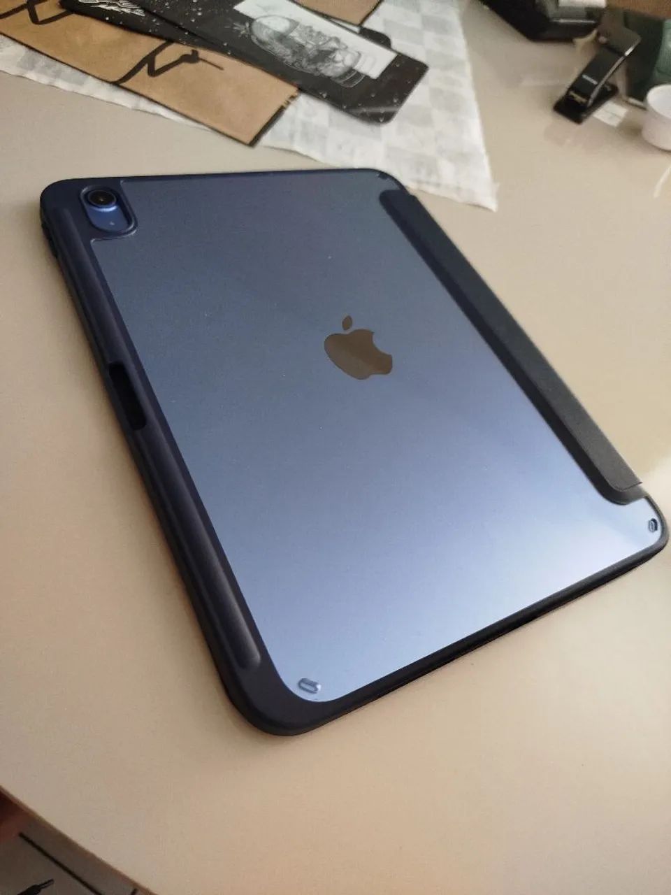iPad 11 azul 128gb apenas 3 semanas de uso - Foto 4